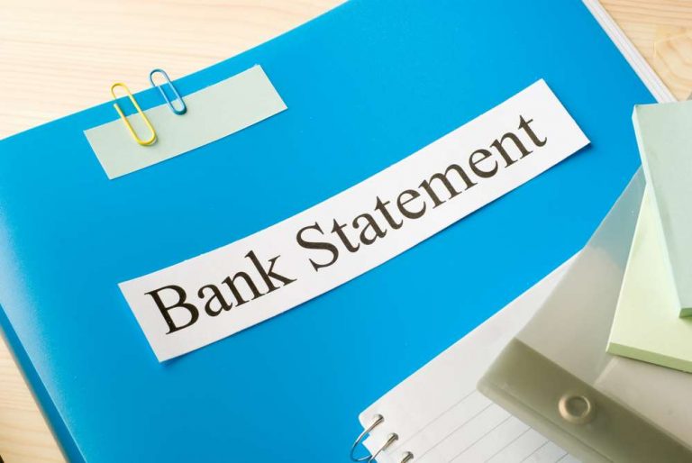 bank statement image
